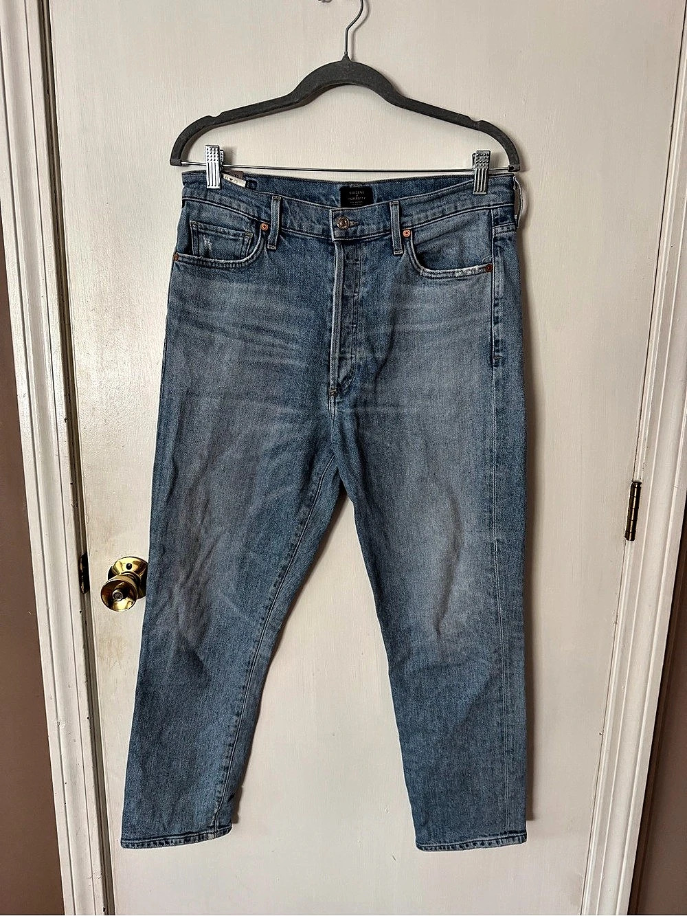 Citizens of Humanity Straight Leg Jeans Blue Waist 31